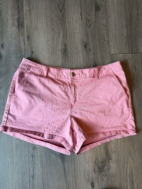 a.n.a Pink High-Waist Cotton Shorts